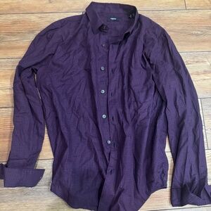 Theory Long-Sleeve Button Up Shirt - M